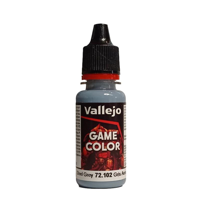 Vallejo Game Color: Steel Grey, 17 ml. 72102